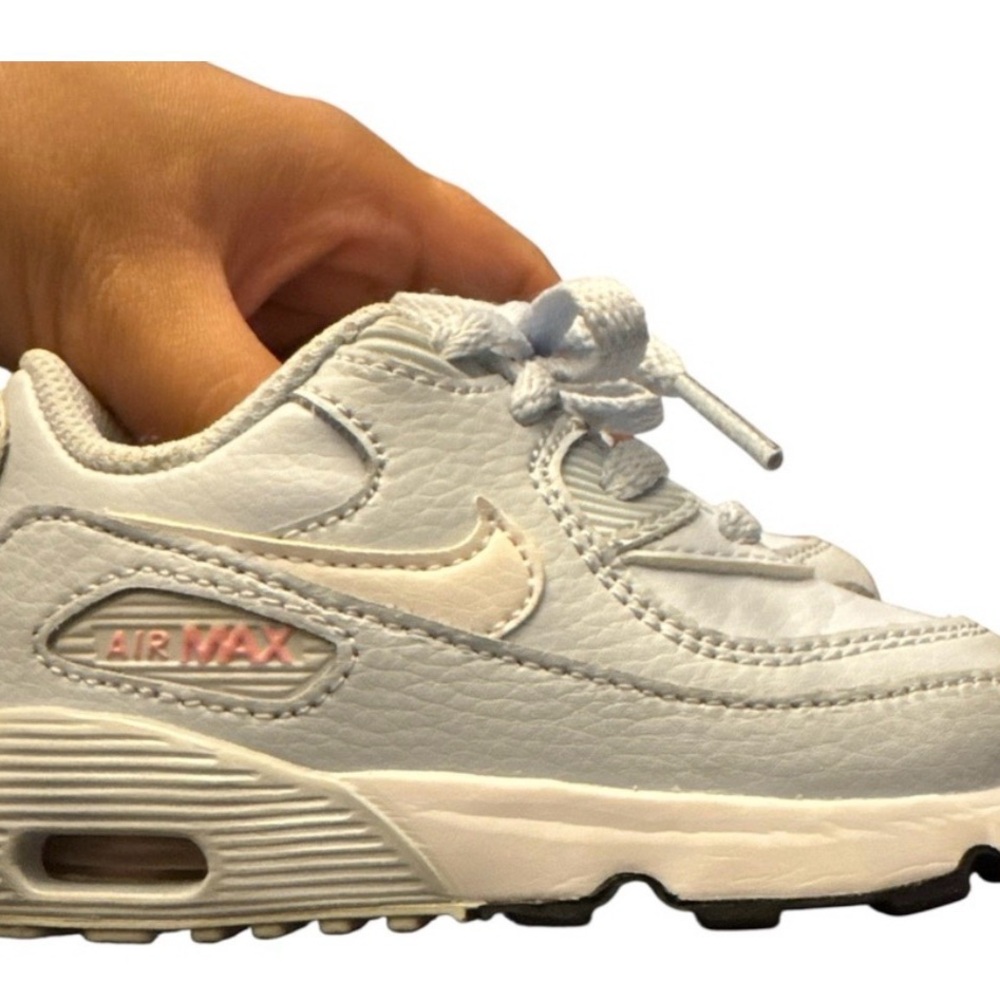 Nike Kids Air Max Sneakers - Light Blue and White